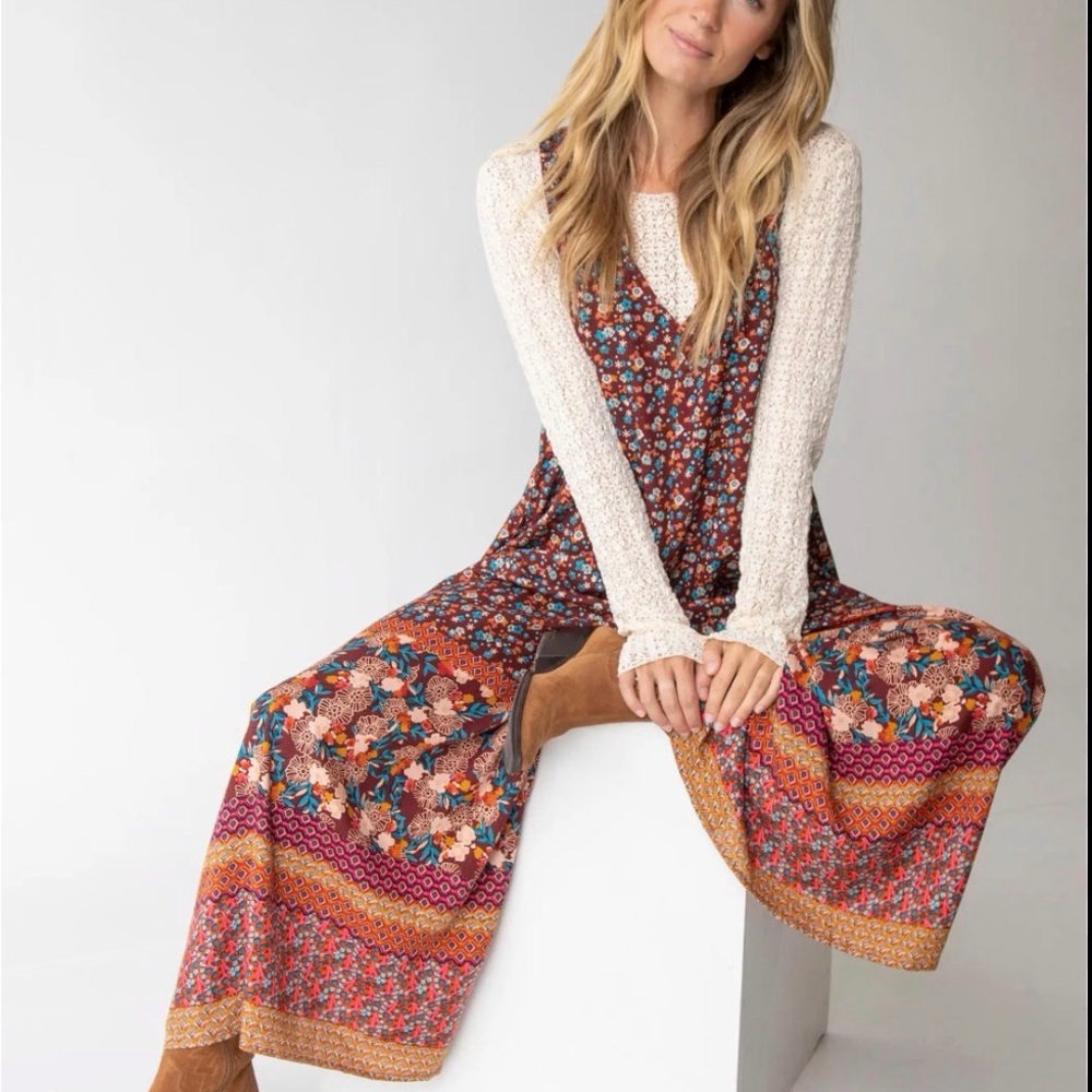 NaturalLife Let's Just Go Wide-Leg Jumpsuit - Picture 2 of 5